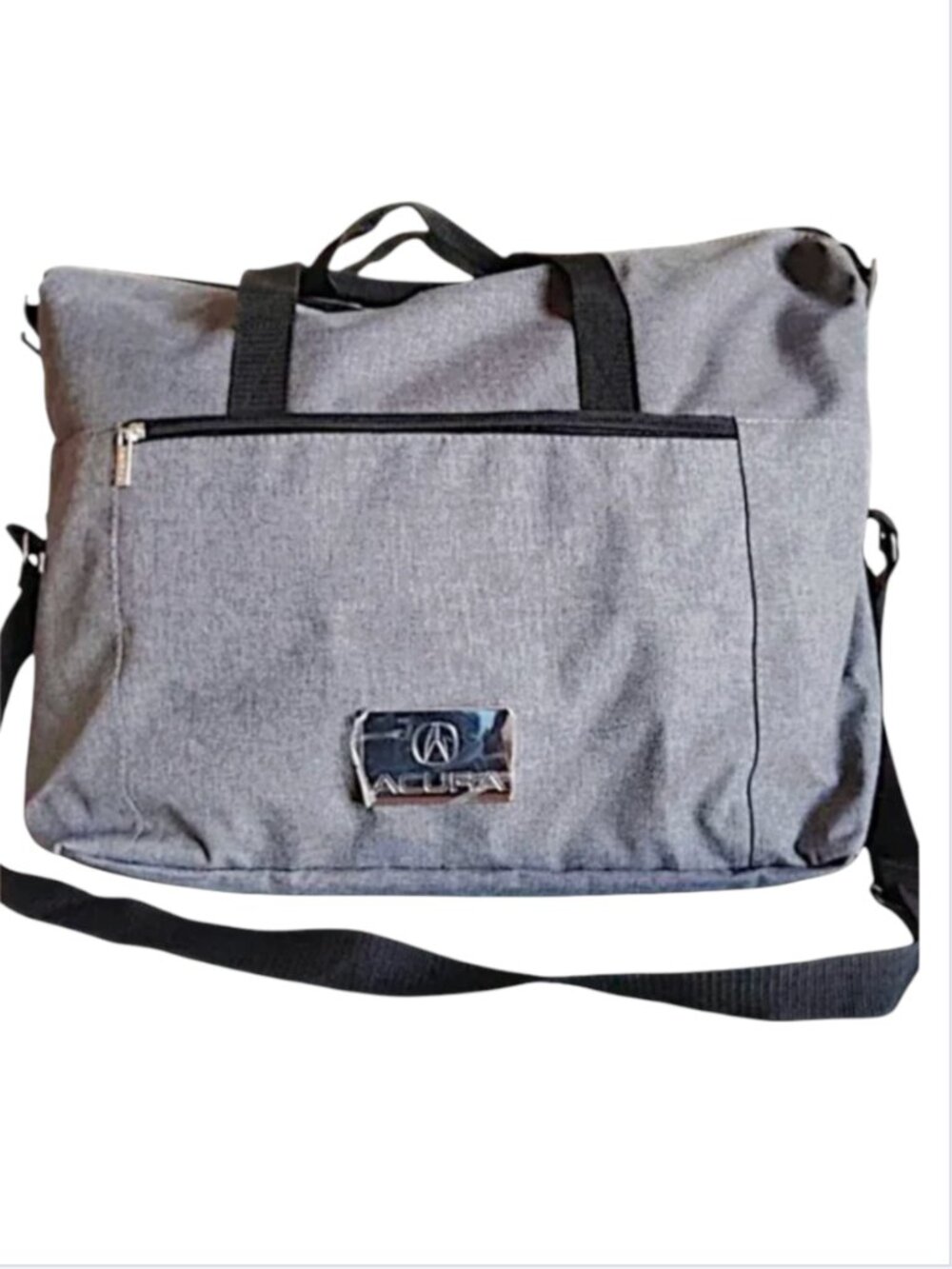 Acura Grey 2-Way Tote Bag 21" x 15" NWOT